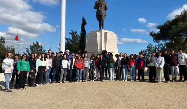 Eskişehir'de öğrencilerden Çanakkale gezisi