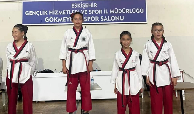 Eskişehirli minik sporcu Türkiye Şampiyonası'na katılmaya hak kazandı