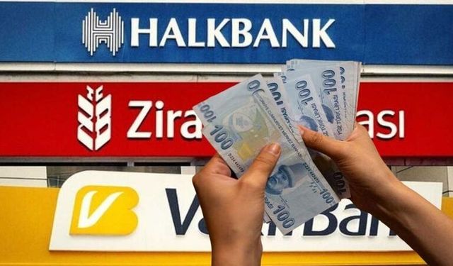 Ziraat Vakıfbank Halkbank Ekim ayı zamlı promosyonu açıkladı