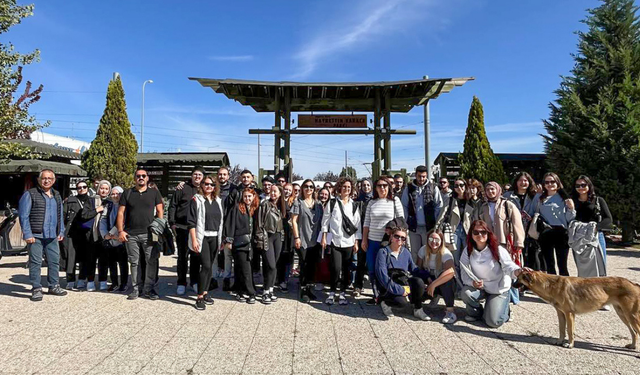 İstanbul'dan gelen öğrenciler Eskişehir'de peyzaj çalışmalarını inceledi