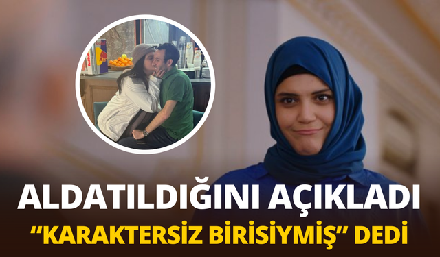 Kızılcık Şerbeti'nin Nilay'ı aldatıldığını söyledi: "Karaktersiz birisiymiş"