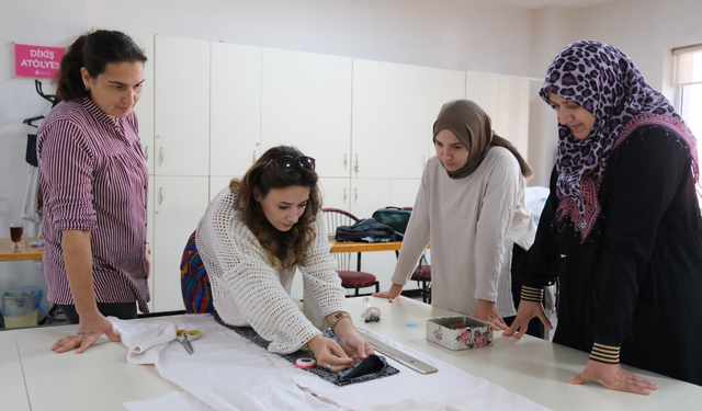 Eskişehir'de sanat atölyelerine kadınlardan yoğun ilgi