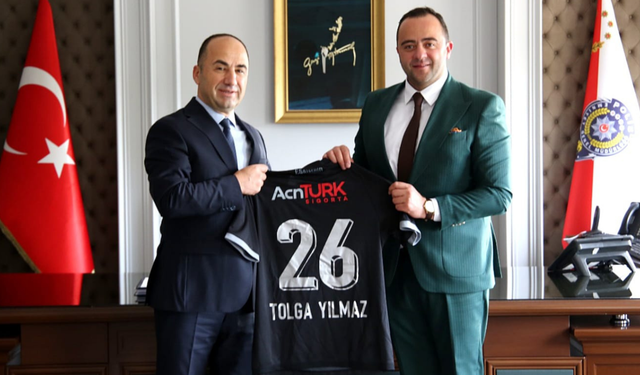 Eskişehirspor yönetiminden Müdür Yılmaz'a ziyaret