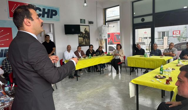 CHP Eskişehir'den Çifteler'de ilçe başkanları toplantısı