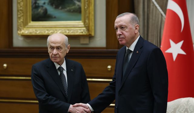 Cumhurbaşkanı Erdoğan, MHP Genel Başkanı Bahçeli ile görüştü