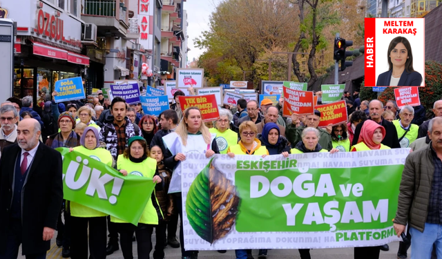 Eskişehir'de siyanürlü madene karşı büyük yürüyüş: “Sarıcakaya yok olmasın”