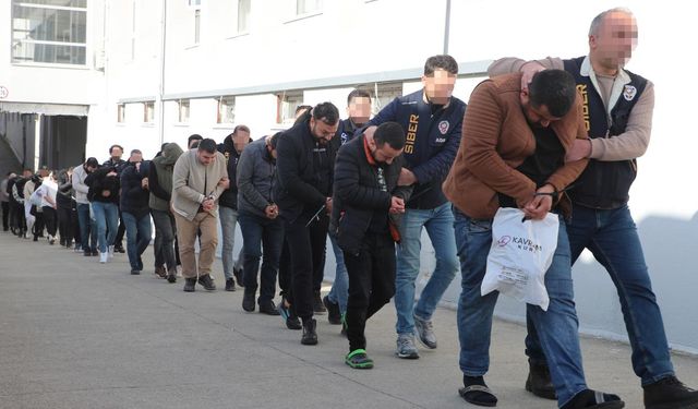 Eskişehir dahil 20 ilde düzenlenen operasyonda 928 yıl hapis istemi