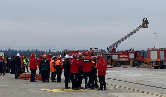 ESOGÜ Arama Kurtarma Ekibi deprem tatbikatına katıldı