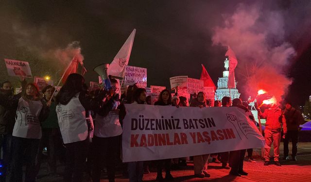 Eskişehir’de ‘kadına şiddete’ karşı eylem: "Kadınların öldürülmediği bir ülke kuracağız"