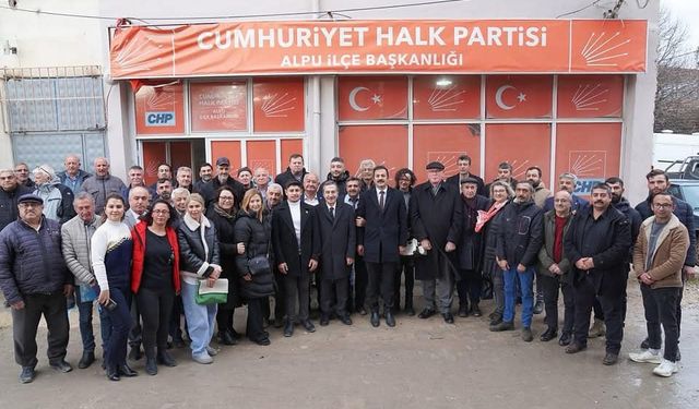 CHP Alpu ilçe danışma kurulu toplantısı gerçekleştirildi