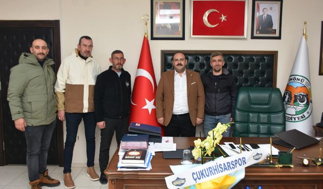 Çukurhisarspor Kulübünden Başkan Hamamcı'ya ziyaret