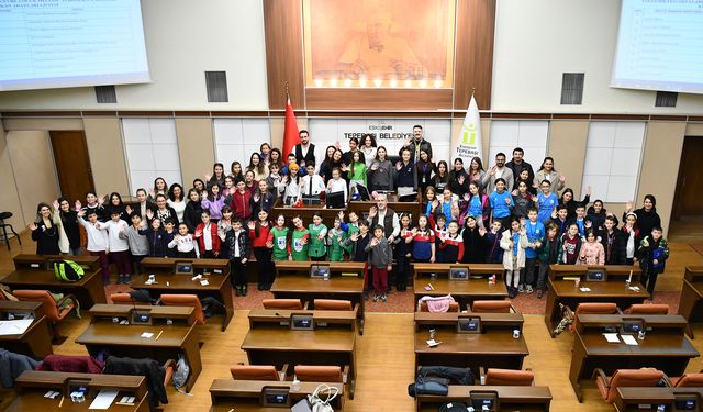 Tepebaşı  Eko-Okullar Çevre Çocuk Meclisi yeni başkanını seçti