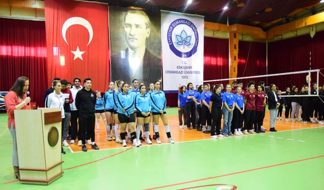 ÜNİLİG Voleybol Bölgesel Lig müsabakaları Eskişehir’de başladı