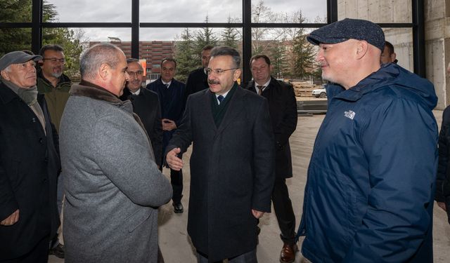 Vali Aksoy, Firuz Kanatlı Mesleki ve Teknik Anadolu Lisesi'nin inşaatını yerinde inceledi