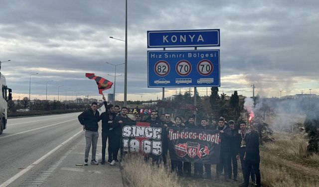 Eskişehirspor taraftarları Konya’da