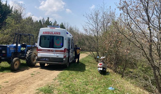 Bilecik'te motosiklet kazası: 2 kişi yaralandı