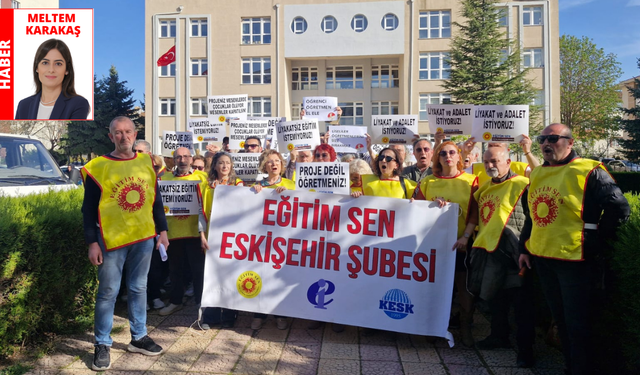 Eğitim Sen’den Eskişehir İl Milli Eğitim Müdürlüğü önünde açıklama: “Öğretmenler tasfiye ediliyor”