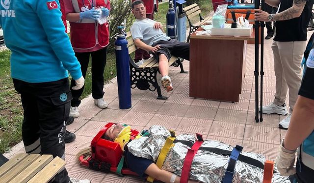 Eskişehir UMKE'den hastane afet planı tatbikatı