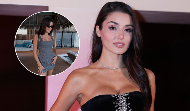 Hande Erçel'in Maldivler pozları büyüledi!