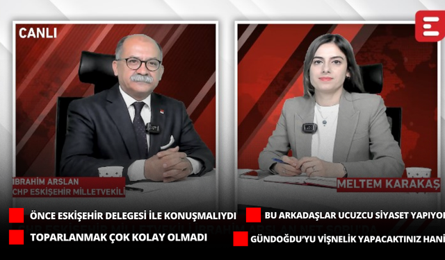 CHP Milletvekili İbrahim Arslan: “Eskişehir’de CHP’nin oyu yüzde 40-50 aralığında”