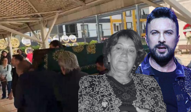 Megastar Tarkan annesini son yolculuğuna uğurladı