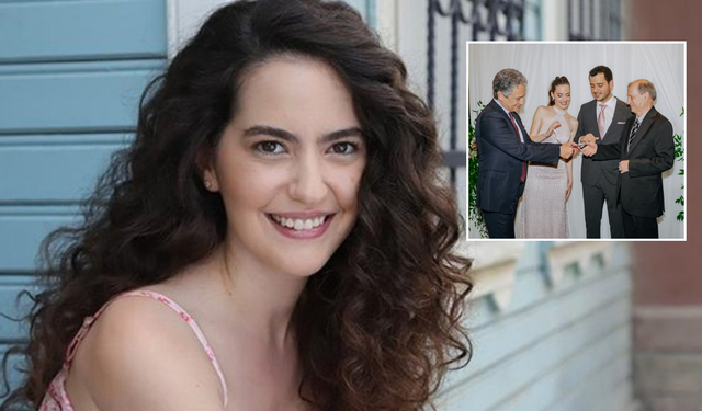 Ünlü oyuncu Ezgi Şenler ilk aşkıyla mutluluğa adım attı