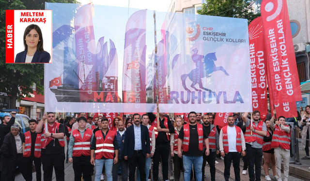 CHP Eskişehir Gençlik Kolları’ndan 19 Mayıs yürüyüşü