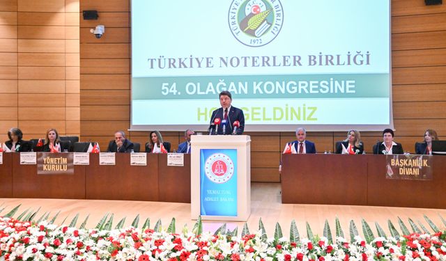 Bakan Tunç açıkladı: 23 yılda noter sayısı yüzde 94 arttı