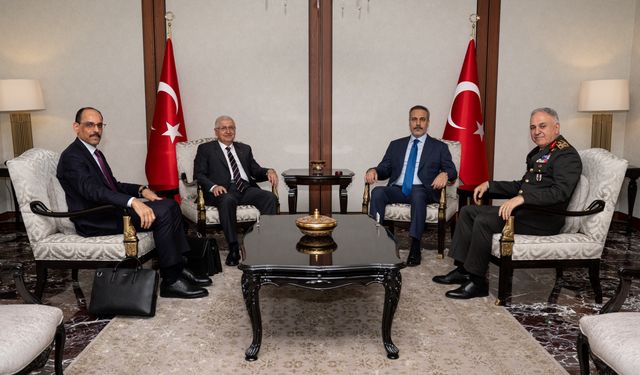 Fidan, Güler, Gürak ve Kalın Dışişleri Bakanlığı'nda buluştu