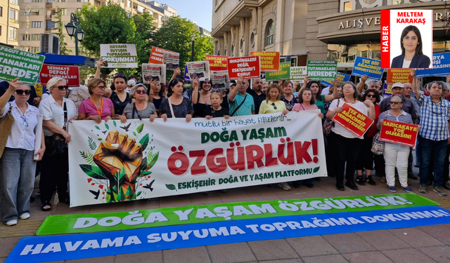 Eskişehir’de maden kanununa karşı yürüyüş: “Zeytinlikler termik santrallere kömür olacak”