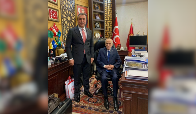 Eski MHP Eskişehir İl Başkanı Sezer'den Devlet Bahçeli'ye ziyaret
