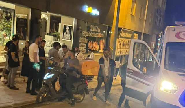 Komşuda motor kontrolden çıktı! Duvara çarparak durabildi