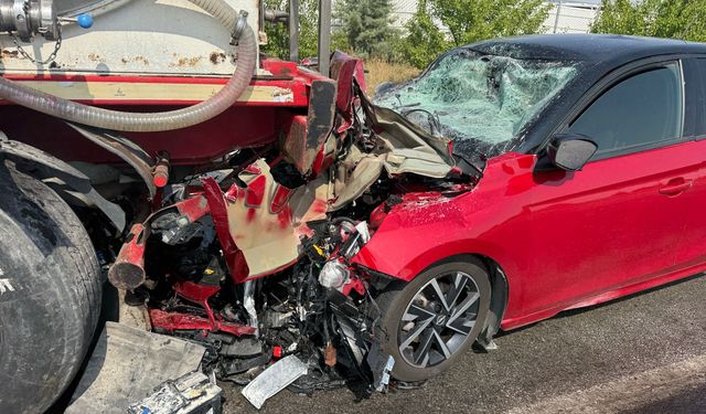 Emirdağ'da feci kaza: 1 ağır yaralı