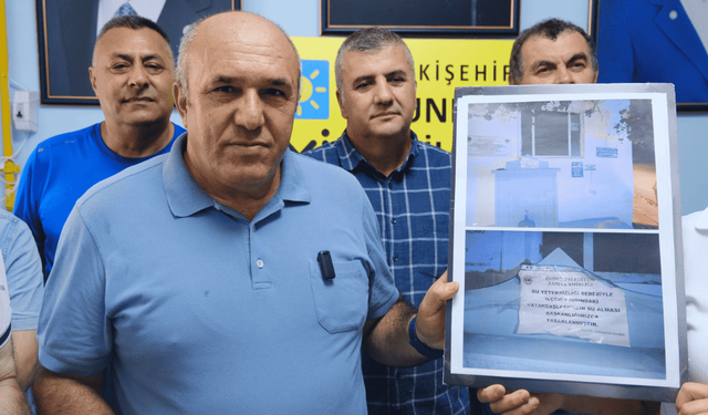İnönü Belediyesi çeşmelere astı: “İlçeden olmayanların su alması yasak”