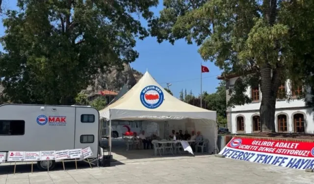 Memur-Sen, 81 ilde "Memur-Emekli Nöbette" eylem çadırları kurdu