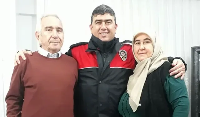 Ailesini ziyarete giden genç polis memurundan acı haber