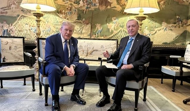 Cumhurbaşkanı Erdoğan'ın Trump ile görüşmesi başladı!