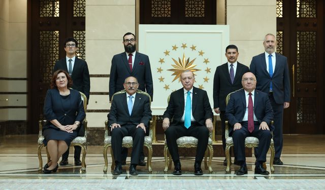 Dört büyükelçi Cumhurbaşkanı Erdoğan ile bir araya geldi