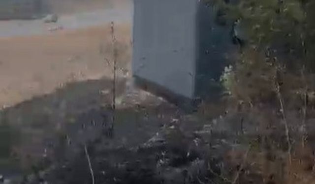 Komşuda trafo yangını