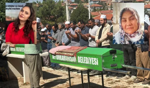 Komşuda cani eş iki kadını katletti: Son yolculuklarına uğurlandılar