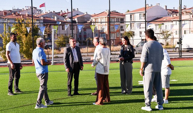 Başkan Ataç, yenilenen spor kompleksini yerinde inceledi
