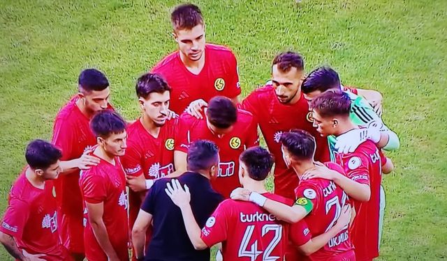 Eskişehirspor, kupa sınavında ilk yarıyı tamamladı