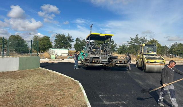 Eskişehir'de fabrika yolları yenilendi
