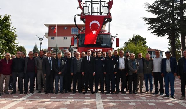 Eskişehir Beylikova İtfaiye Amirliği’ne 16 milyon TL değerinde araç tahsis edildi