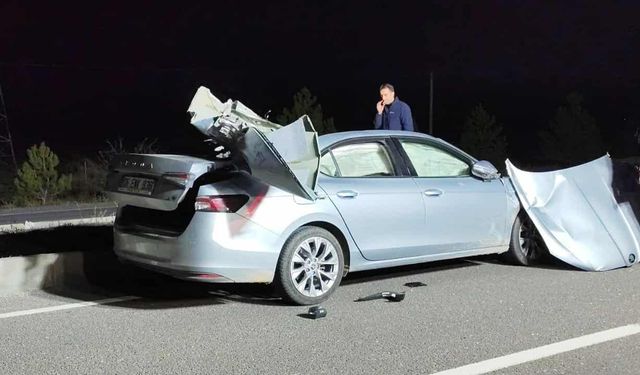 Komşuda feci kaza: 1 ölü, 2 yaralı