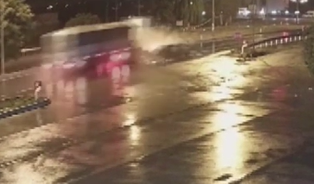 Komşuda can alan kaza kameralara yansıdı! 1 ölü, 1 ağır yaralı