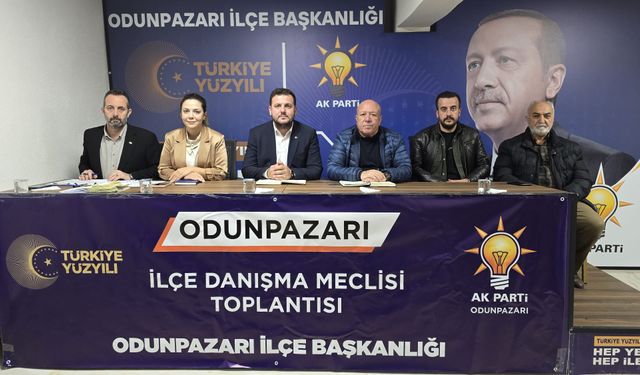 AK Parti, Odunpazarı İlçe Daraltılmış Danışma Kurulu Toplantısı'nı gerçekleştirdi