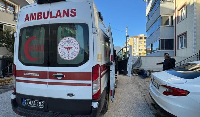 Komşuda genç motosiklet sürücüsü kaza yaptı