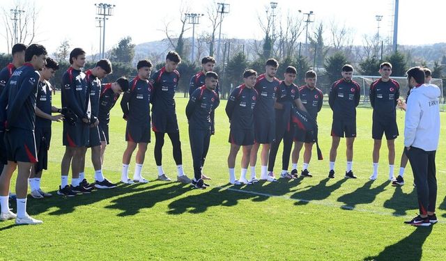 Maça sayılı gün kaldı: Ümit Milli Takımı Ukrayna maçı için hazırlanıyor
