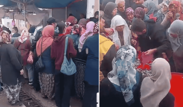Eskişehir'de ücretsiz balık izdihama neden oldu